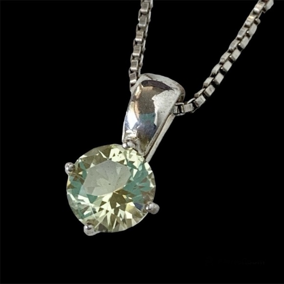 925 Sterling Silver Necklace Round - Picture 4 of 9